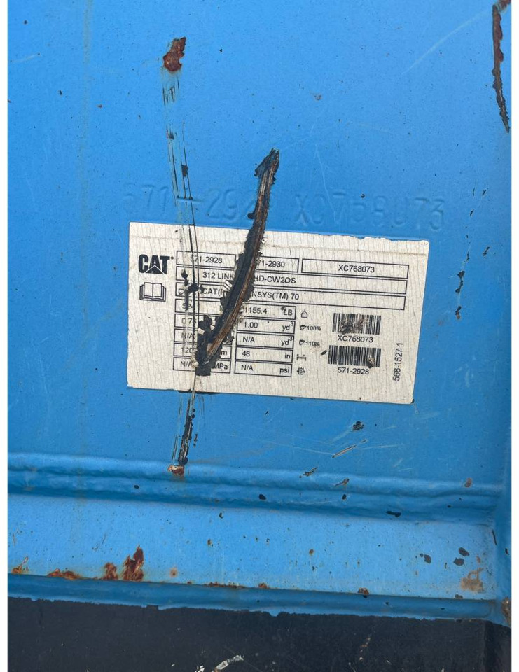 CAT CW20S/HD/1200MM/760L - Ковш для экскаватора: фото 2 CAT CW20S/HD/1200MM/760L - Ковш для экскаватора: фото 2