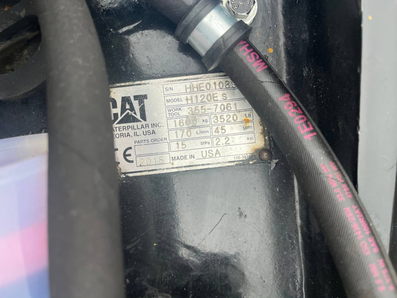 CAT H120S/CW40S/BRH - Гидромолот: фото 3 CAT H120S/CW40S/BRH - Гидромолот: фото 3