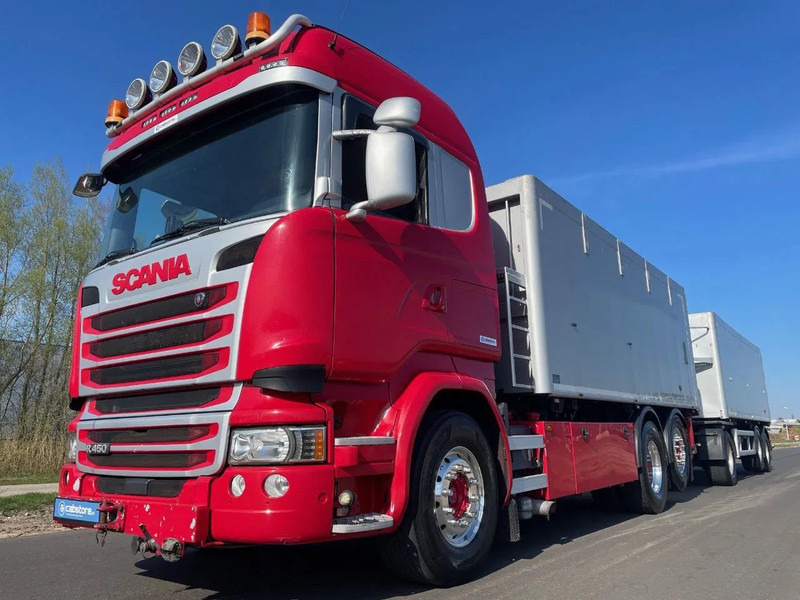 Scania LB6X2*4HNB Euro 6 - Year 2016 - RETARDER - ALUMINIUM kipper + FLOOR kipper aanhangwagen - Good Condition !! - Грузовик-цистерна: фото 1 Scania LB6X2*4HNB Euro 6 - Year 2016 - RETARDER - ALUMINIUM kipper + FLOOR kipper aanhangwagen - Good Condition !! - Грузовик-цистерна: фото 1