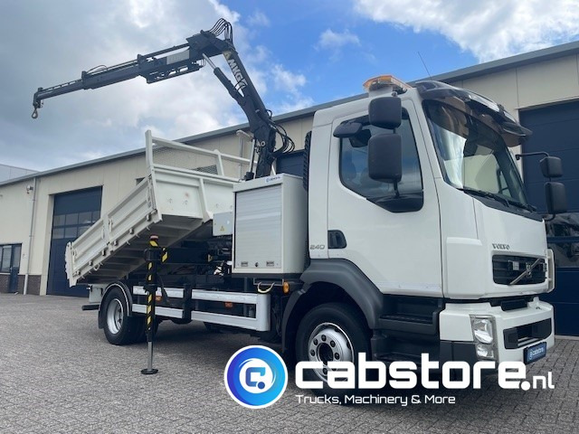 Volvo FL 240 4x2 Euro 5 - Kipper - MKG HLK 45 a2 Autolaadkraan - Bouwjaar 2012 - APK 18-10-2025 - ORIGINAL Km 35.640 !!!! - Good condition !! - Самосвал, Автоманипулятор: фото 1 Volvo FL 240 4x2 Euro 5 - Kipper - MKG HLK 45 a2 Autolaadkraan - Bouwjaar 2012 - APK 18-10-2025 - ORIGINAL Km 35.640 !!!! - Good condition !! - Самосвал, Автоманипулятор: фото 1