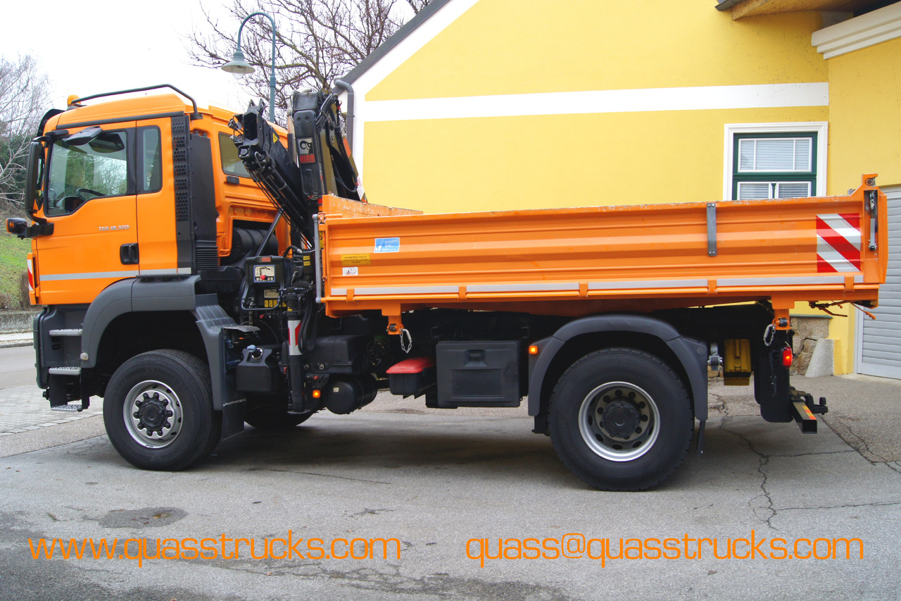 MAN TGS 18.320 BL 4x4 / HIAB 088 B-2 / Winterdienst - Самосвал, Автоманипулятор: фото 2 MAN TGS 18.320 BL 4x4 / HIAB 088 B-2 / Winterdienst - Самосвал, Автоманипулятор: фото 2