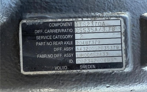 VOLVO DIFFERENTIAL GROUPS VSP-20701332, 20487379 - Дифференциал для Грузовиков: фото 4 VOLVO DIFFERENTIAL GROUPS VSP-20701332, 20487379 - Дифференциал для Грузовиков: фото 4