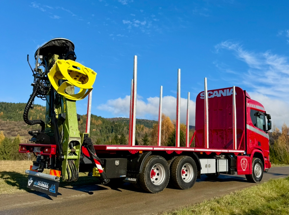 Лесовоз, Автоманипулятор SCANIA R520 XT: фото 6