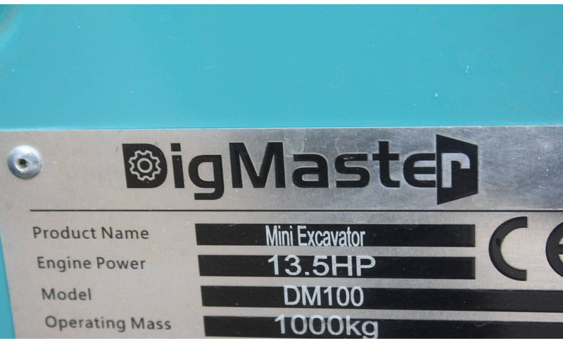 DigMaster DM100 - Мини-экскаватор: фото 5 DigMaster DM100 - Мини-экскаватор: фото 5