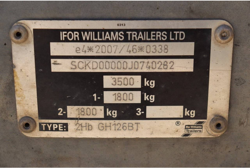Прицеп бортовой/ Платформа IFOR WILLIAMS GH: фото 11 Прицеп бортовой/ Платформа IFOR WILLIAMS GH: фото 11