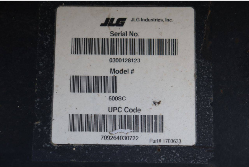 Телескопический подъемник JLG 600SC: фото 14