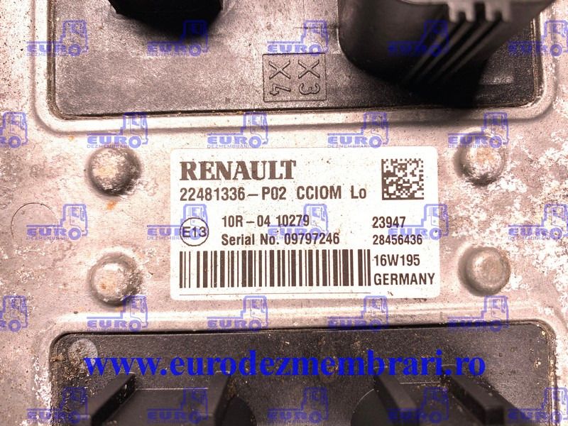 CALCULATOR CCIOM RENAULT T STANDARD 22481336 - Блок управления для Грузовиков: фото 2 CALCULATOR CCIOM RENAULT T STANDARD 22481336 - Блок управления для Грузовиков: фото 2