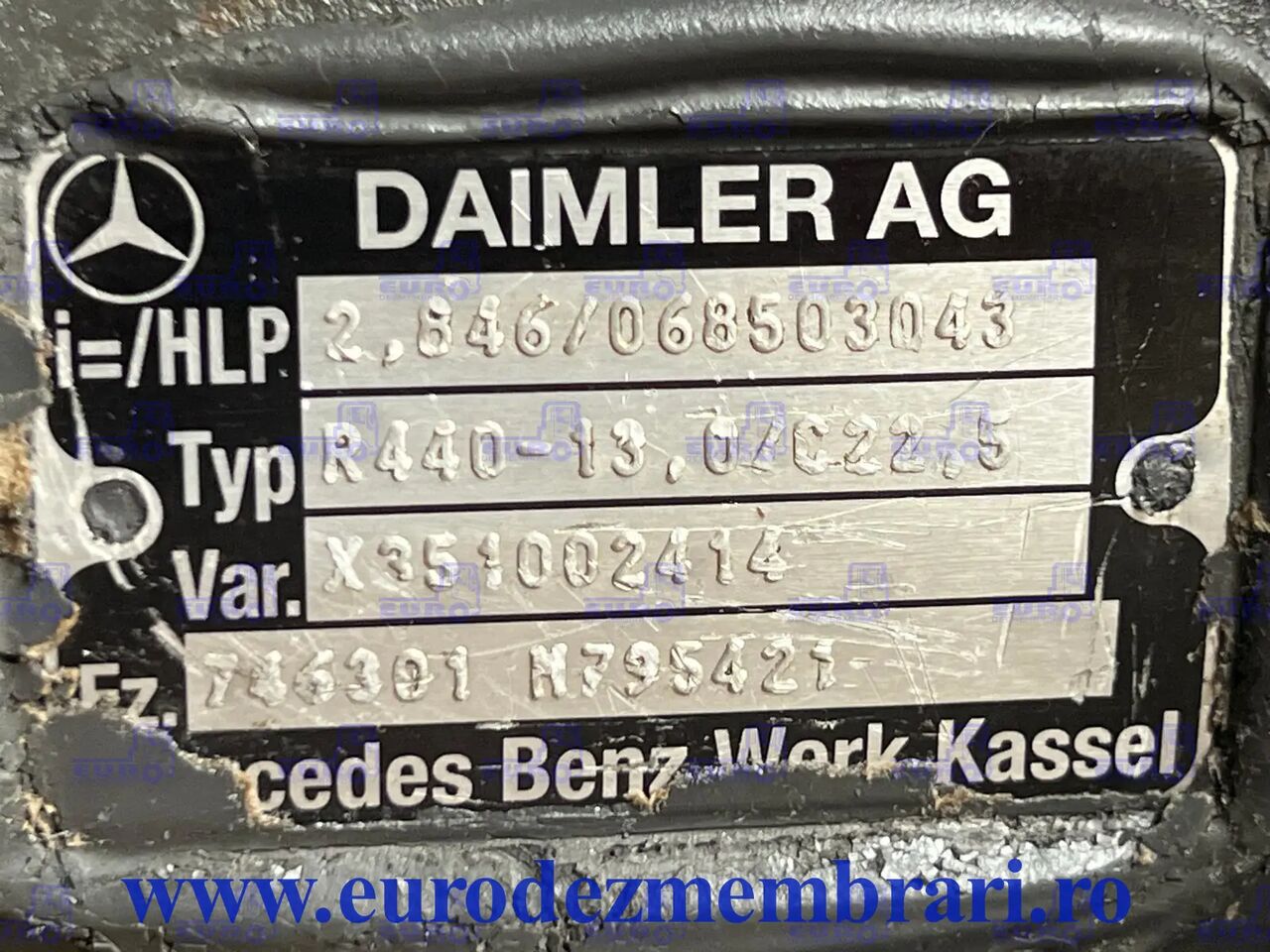 DIFERENTIAL MERCEDES ACTROS MP4 R=2.846 - Дифференциал для Грузовиков: фото 3 DIFERENTIAL MERCEDES ACTROS MP4 R=2.846 - Дифференциал для Грузовиков: фото 3