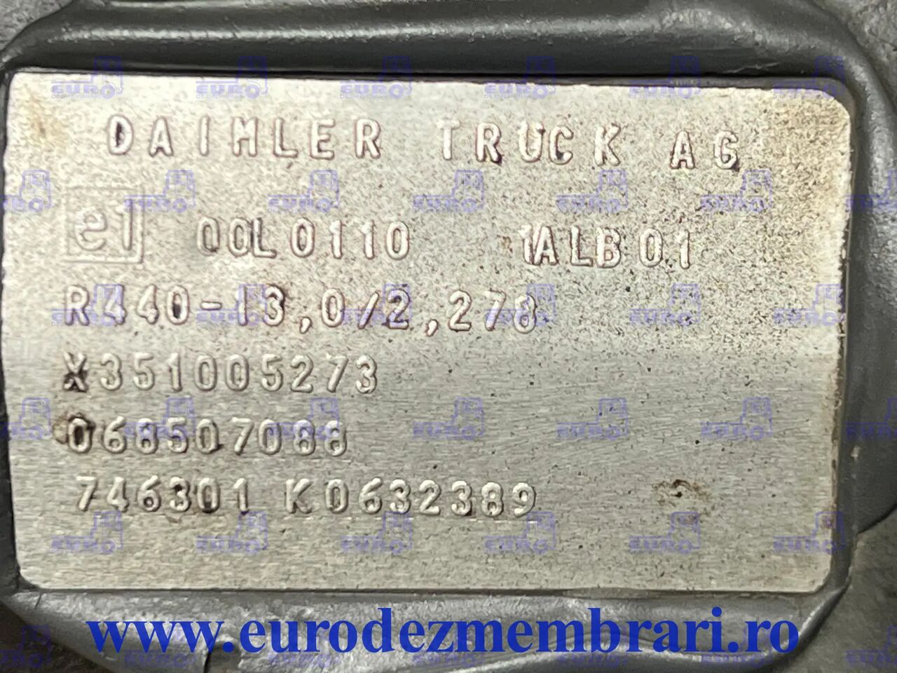 DIFERENTIAL MERCEDES ACTROS MP5 R=2.278 - Дифференциал для Грузовиков: фото 3 DIFERENTIAL MERCEDES ACTROS MP5 R=2.278 - Дифференциал для Грузовиков: фото 3