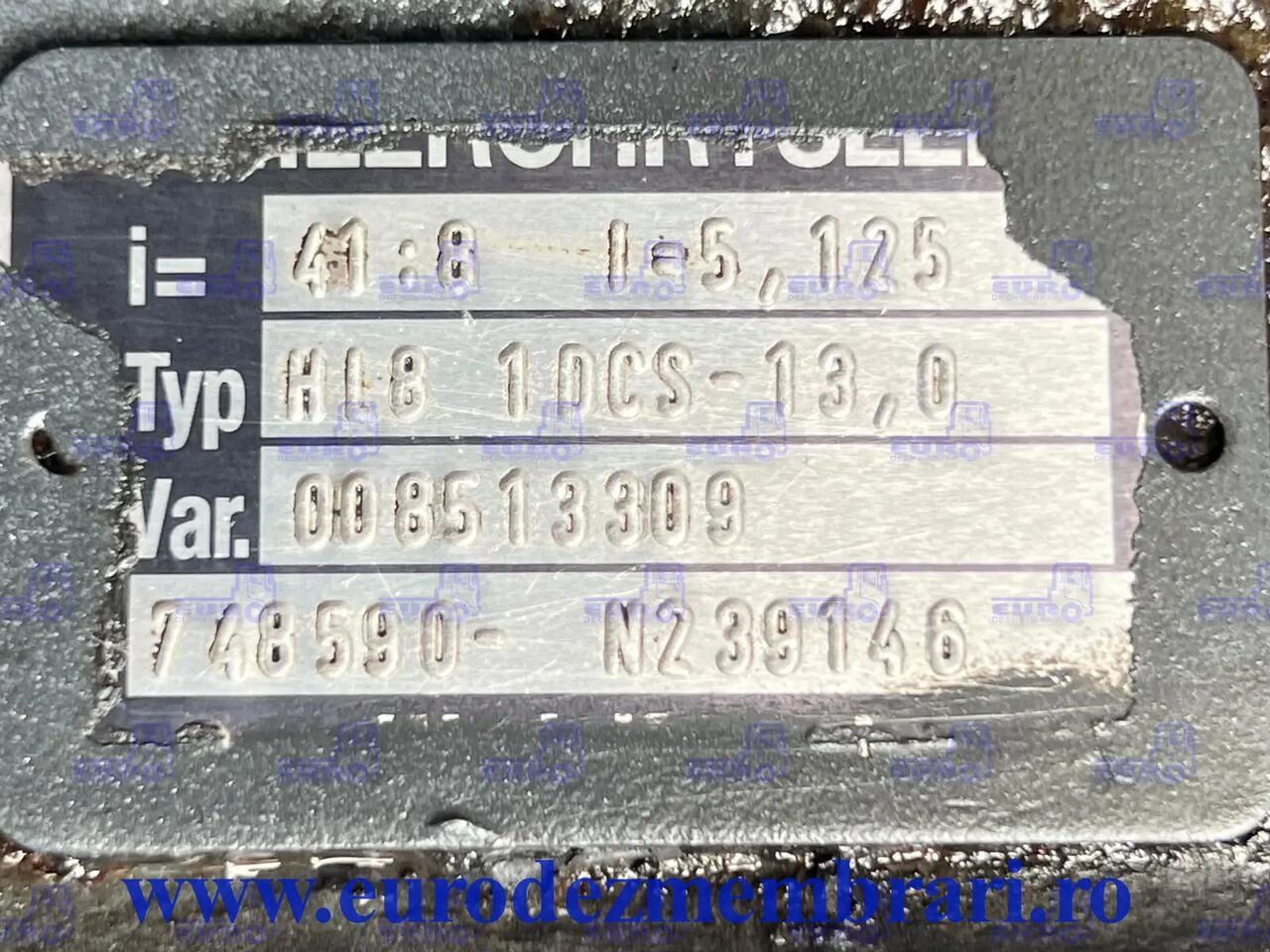 DIFERENTIAL MERCEDES HL8 R=41:8 R=5.125 - Дифференциал для Грузовиков: фото 4 DIFERENTIAL MERCEDES HL8 R=41:8 R=5.125 - Дифференциал для Грузовиков: фото 4