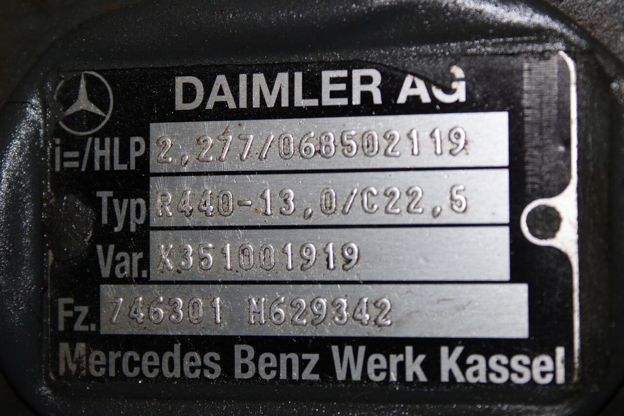 DIFERENTIAL R=2,277 R440-13 MERCEDES ACTROS 068502119 X351001919 - Дифференциал для Грузовиков: фото 3 DIFERENTIAL R=2,277 R440-13 MERCEDES ACTROS 068502119 X351001919 - Дифференциал для Грузовиков: фото 3