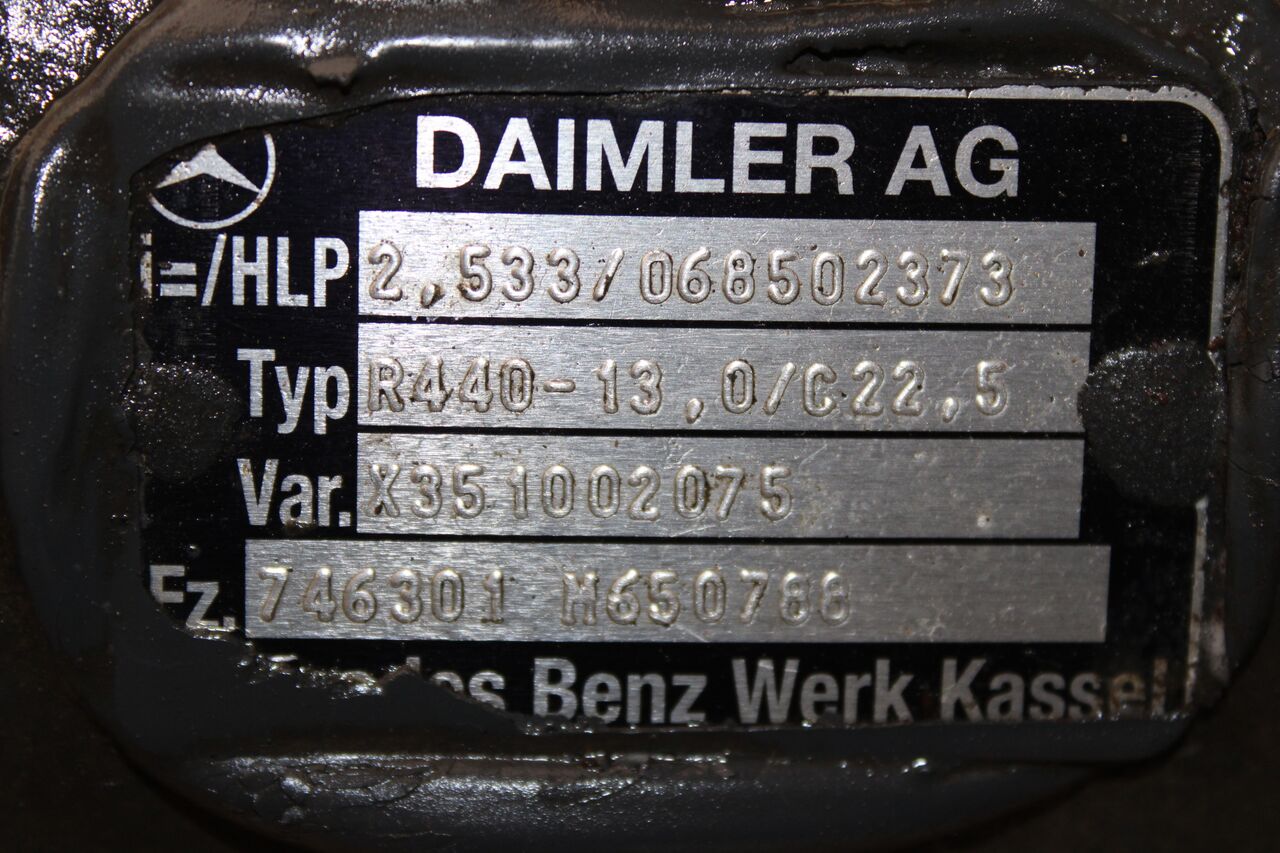 DIFERENTIAL R=2,533 R440-13 MERCEDES ACTROS X351002075 068502373 - Дифференциал для Грузовиков: фото 3 DIFERENTIAL R=2,533 R440-13 MERCEDES ACTROS X351002075 068502373 - Дифференциал для Грузовиков: фото 3