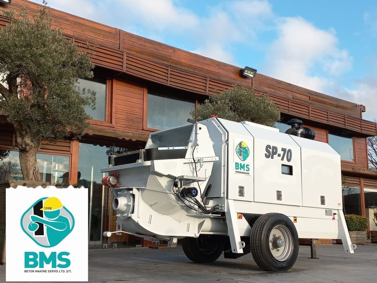 BMS BSP SP70 - Бетононасос стационарный: фото 1 BMS BSP SP70 - Бетононасос стационарный: фото 1