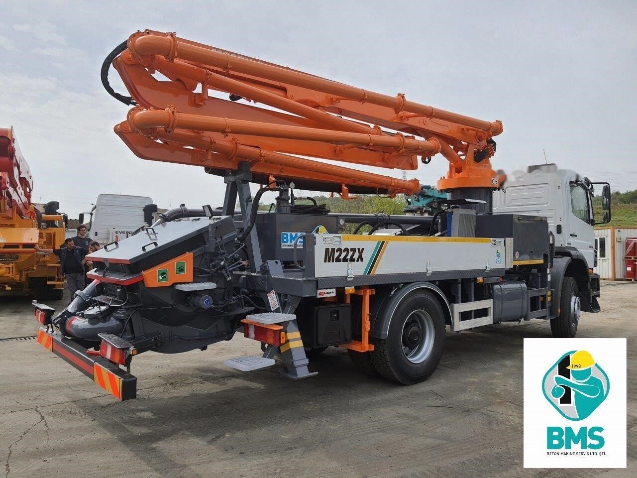 Новый Автобетононасос Mercedes-Benz New BMS BCP M22 ZX-4 on chassis: фото 9 Новый Автобетононасос Mercedes-Benz New BMS BCP M22 ZX-4 on chassis: фото 9