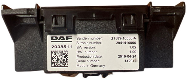 DAF 2019 - Блок управления: фото 2 DAF 2019 - Блок управления: фото 2