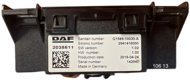 DAF 2019 - Блок управления: фото 3 DAF 2019 - Блок управления: фото 3