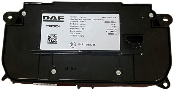 DAF - Приборная панель: фото 2 DAF - Приборная панель: фото 2