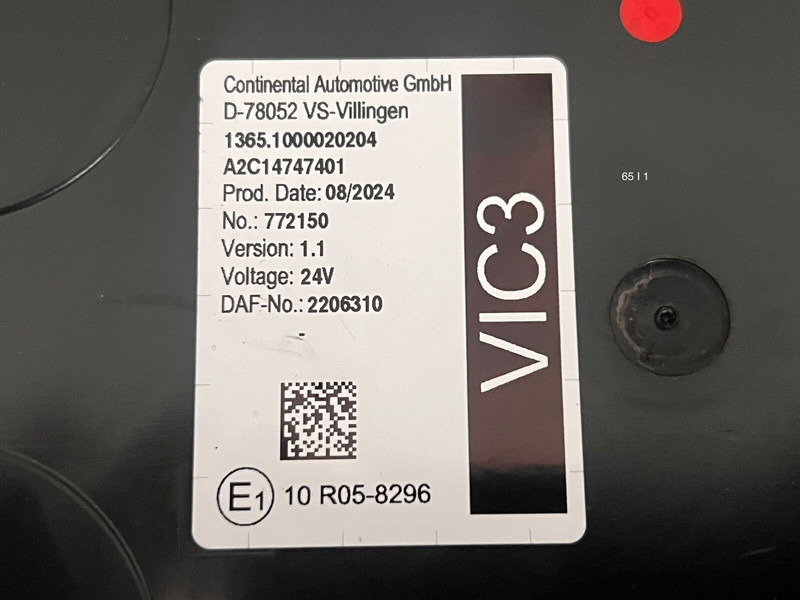 DAF VIC3 - Блок управления: фото 4 DAF VIC3 - Блок управления: фото 4