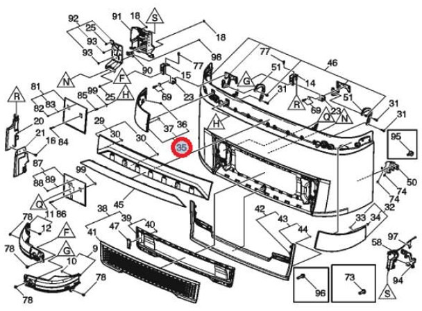 Volvo FH5 - Бампер: фото 4 Volvo FH5 - Бампер: фото 4