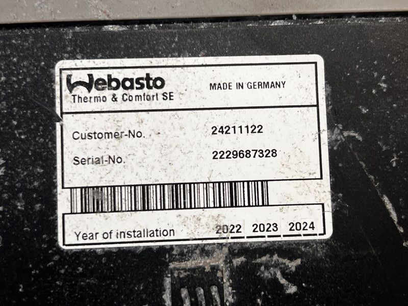 Webasto - Отопление/ Вентиляция: фото 4 Webasto - Отопление/ Вентиляция: фото 4