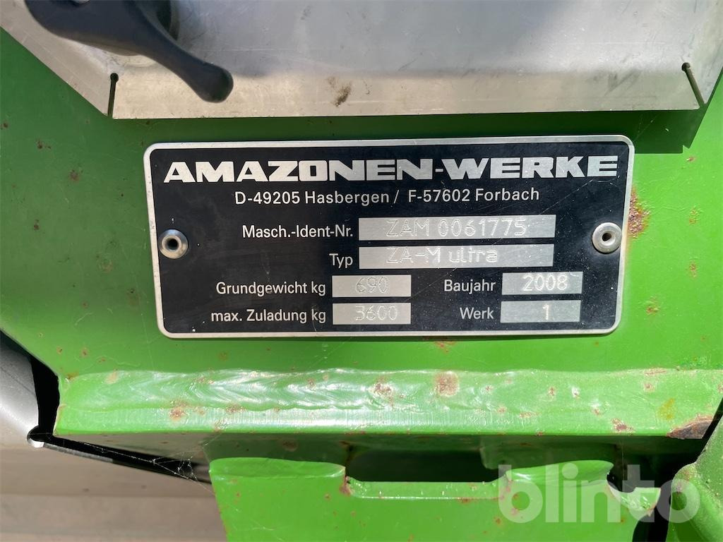 Amazone ZA-M Ultra 3.000 - Разбрасыватель удобрений: фото 5 Amazone ZA-M Ultra 3.000 - Разбрасыватель удобрений: фото 5