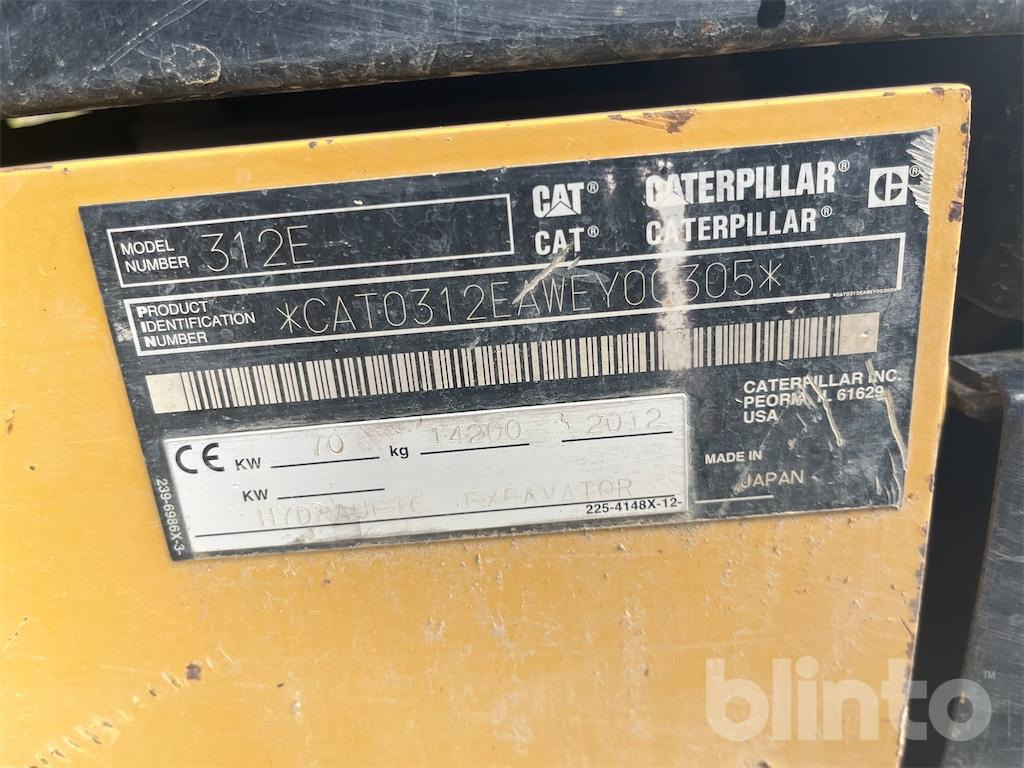 Гусеничный экскаватор CAT 312EL: фото 26