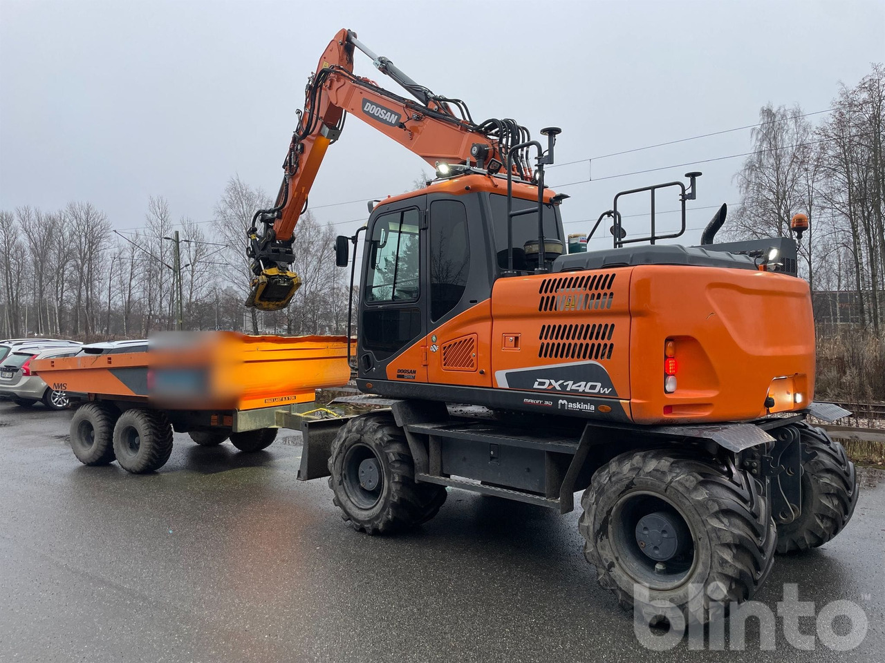 Doosan Dx140 + Dumperkärra o redskap - Перегружатель: фото 2 Doosan Dx140 + Dumperkärra o redskap - Перегружатель: фото 2