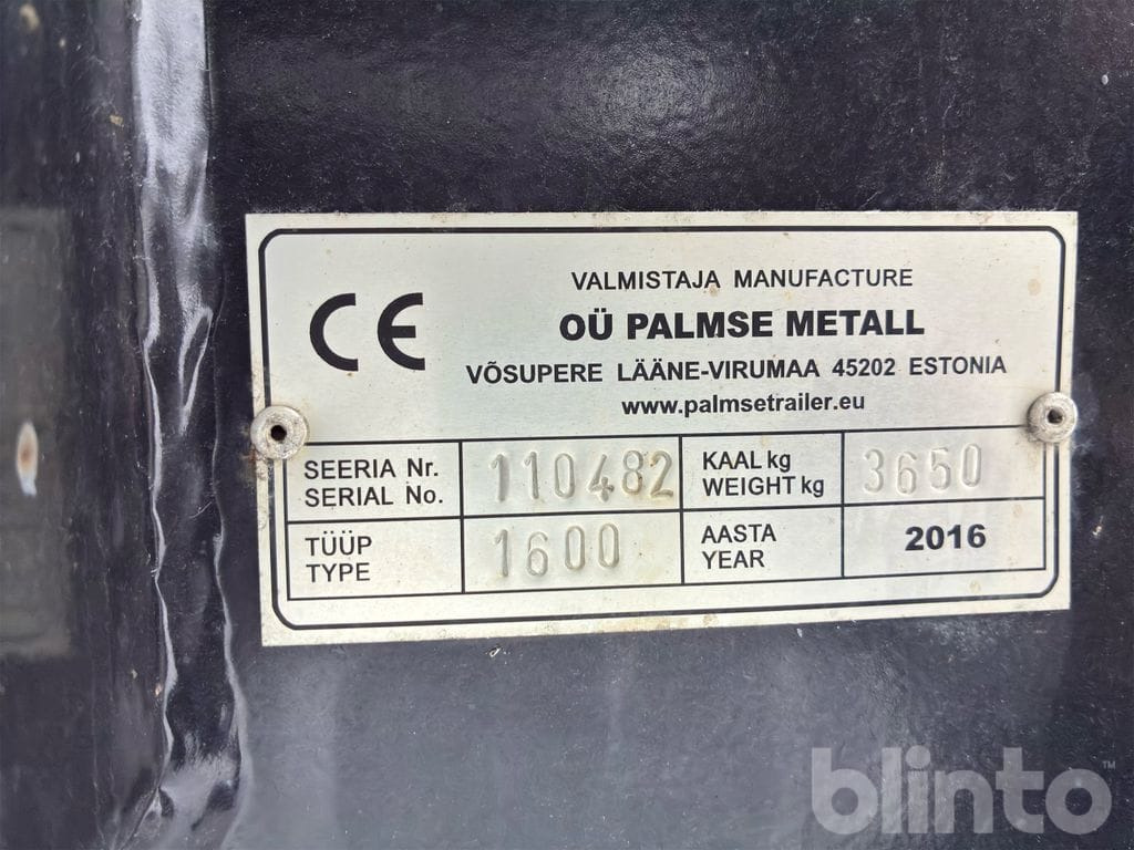 Самосвальный прицеп Palmse Trailer: фото 39