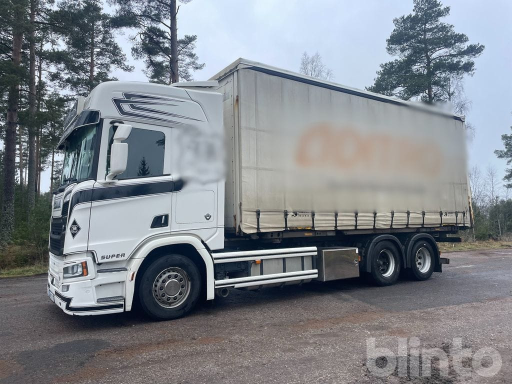 SCANIA R580 B6X2NB Nextgen - Тентованный грузовик: фото 1 SCANIA R580 B6X2NB Nextgen - Тентованный грузовик: фото 1