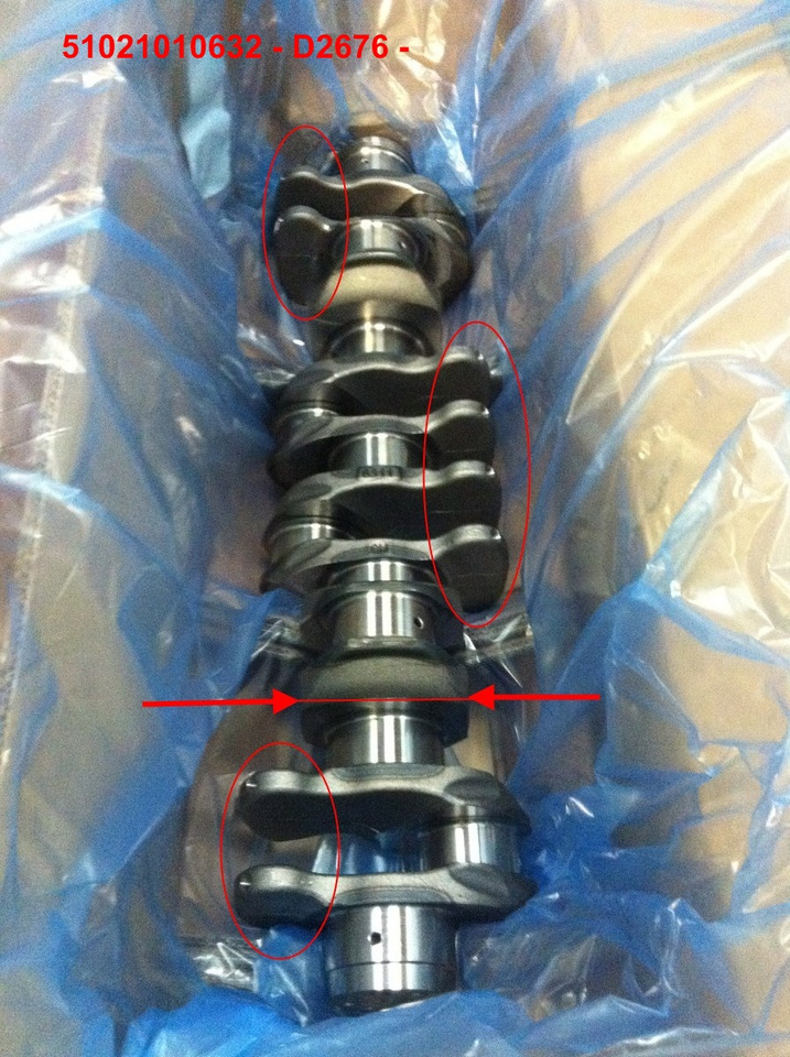 ALBERO MOTORE MAN D2066 - D2676 - Коленчатый вал: фото 2 ALBERO MOTORE MAN D2066 - D2676 - Коленчатый вал: фото 2