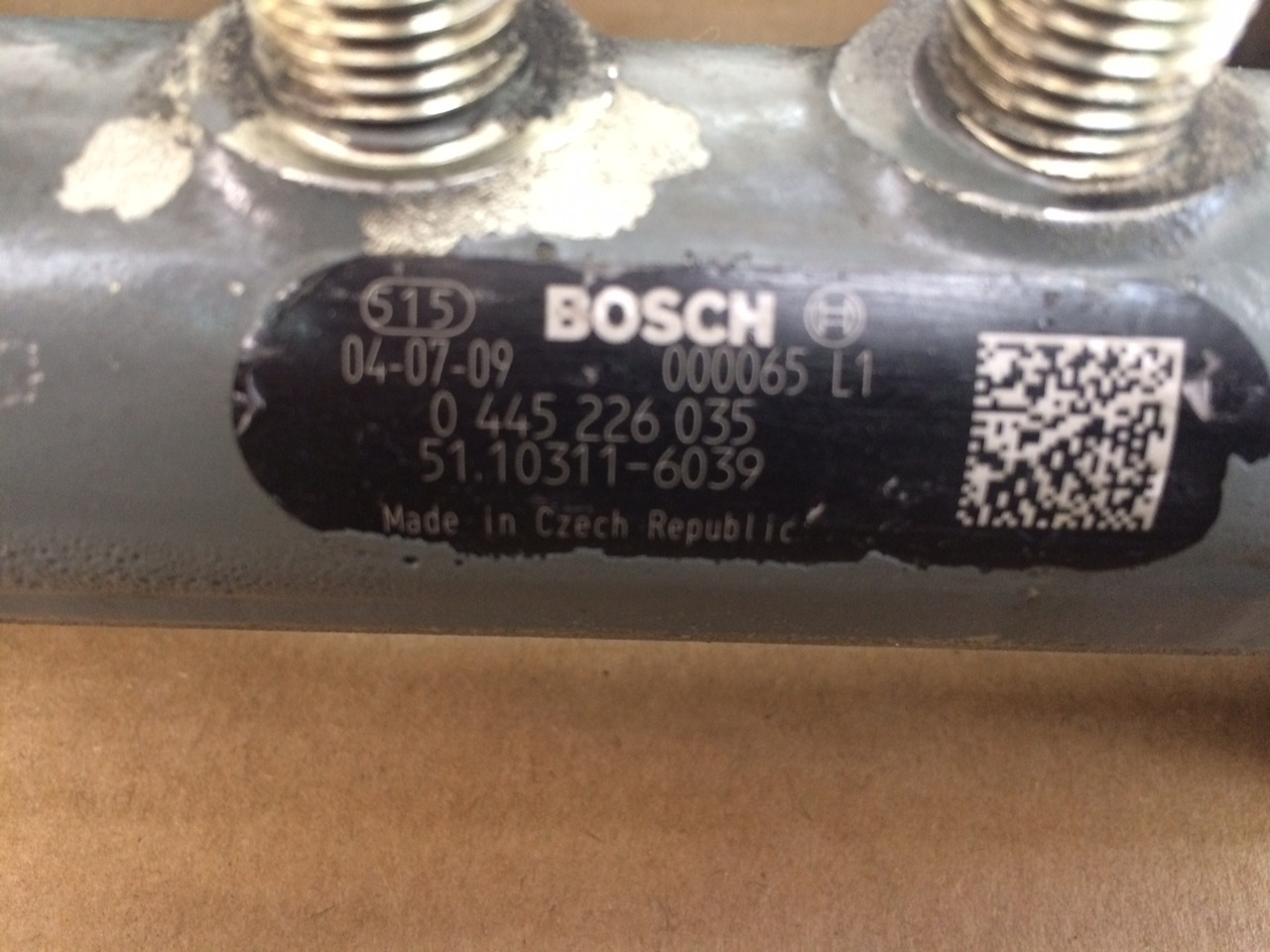 Подготовка топлива TUBO PRESSIONE COMMON RAIL MAN 51103116039: фото 6