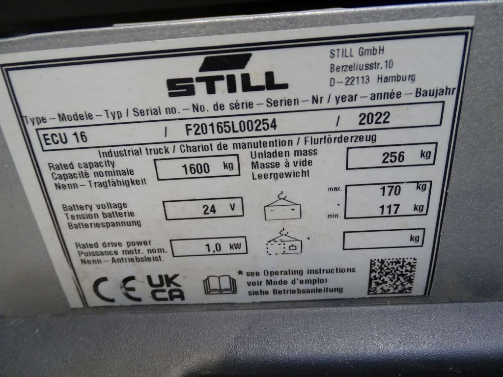 Тележка STILL ECU16: фото 6