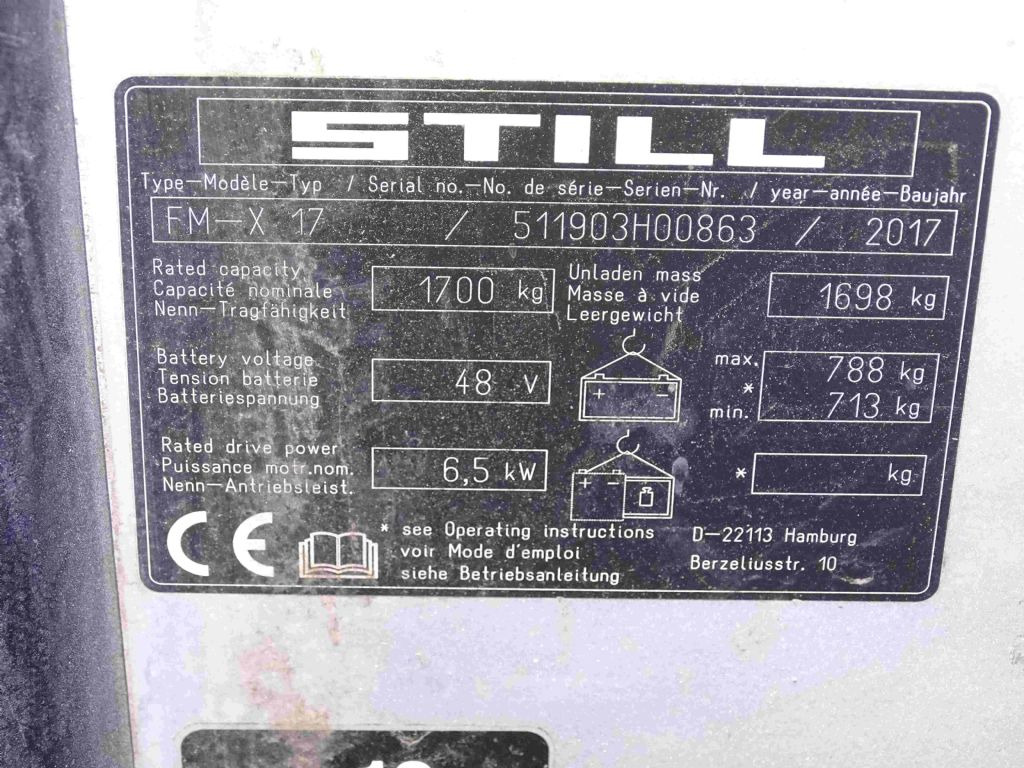 STILL FM-X17 - Ричтрак: фото 5 STILL FM-X17 - Ричтрак: фото 5