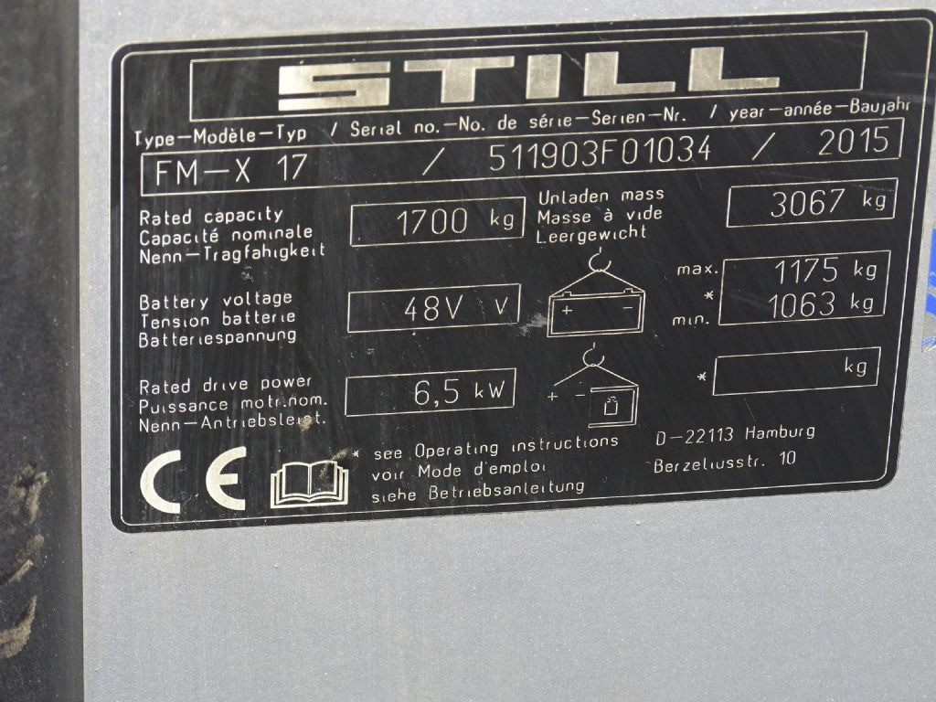 STILL FM-X17 - Ричтрак: фото 5 STILL FM-X17 - Ричтрак: фото 5