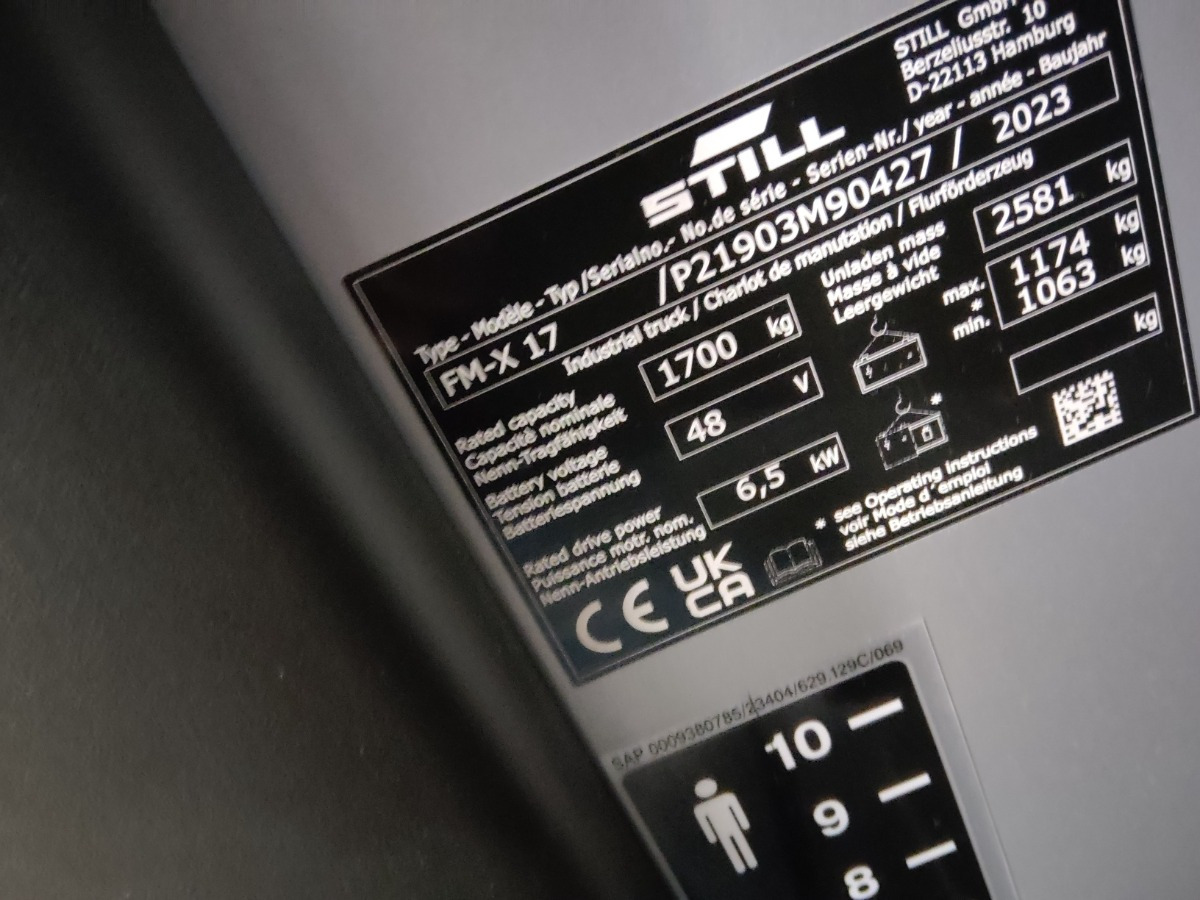 STILL FM-X17 - Ричтрак: фото 5 STILL FM-X17 - Ричтрак: фото 5