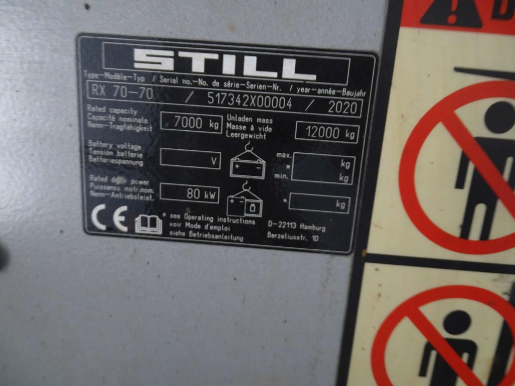 STILL RX70-70 - Дизельный погрузчик: фото 5 STILL RX70-70 - Дизельный погрузчик: фото 5