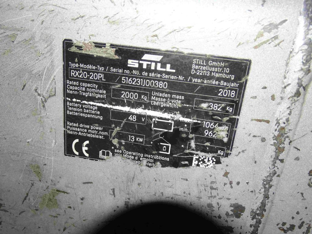 Still RX20-20PL - Электропогрузчик: фото 5 Still RX20-20PL - Электропогрузчик: фото 5