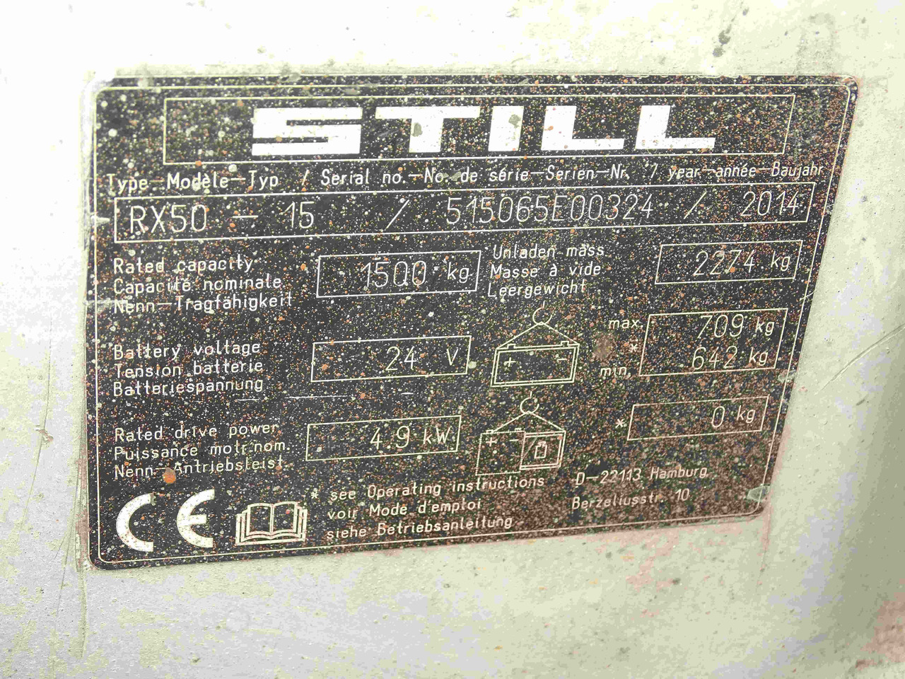 Still RX50-15 - Электропогрузчик: фото 5 Still RX50-15 - Электропогрузчик: фото 5