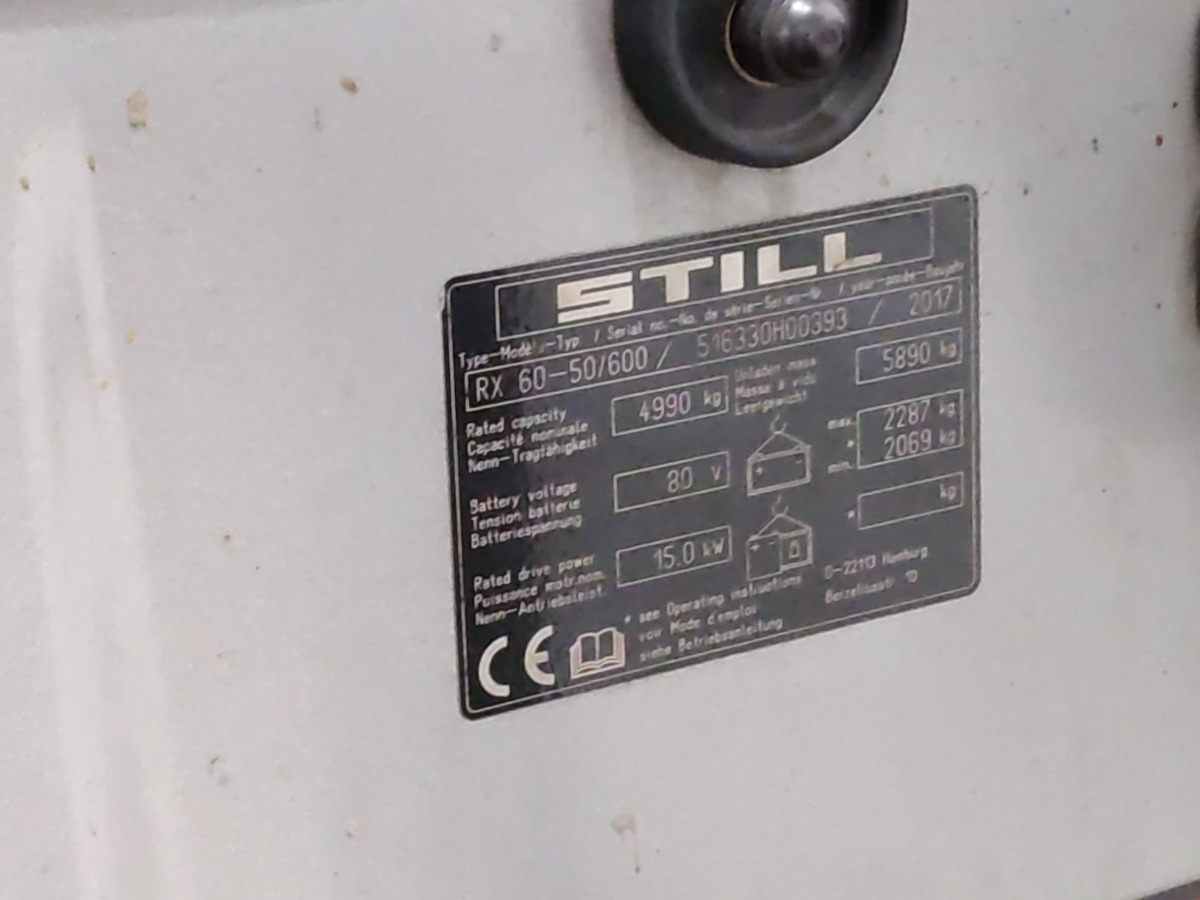 Still RX60-50/600 - Электропогрузчик: фото 5 Still RX60-50/600 - Электропогрузчик: фото 5