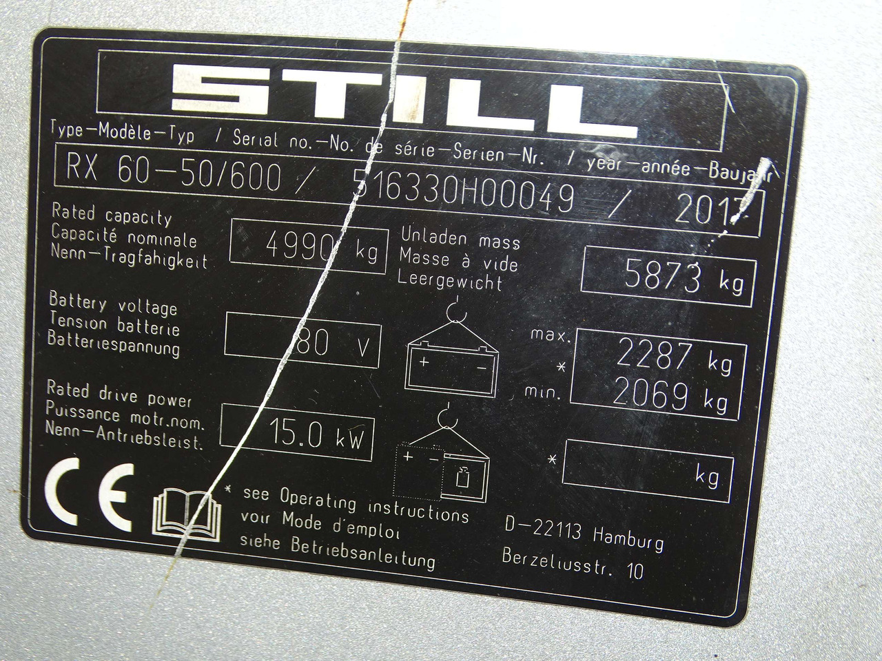 Still RX60-50/600 - Электропогрузчик: фото 5 Still RX60-50/600 - Электропогрузчик: фото 5