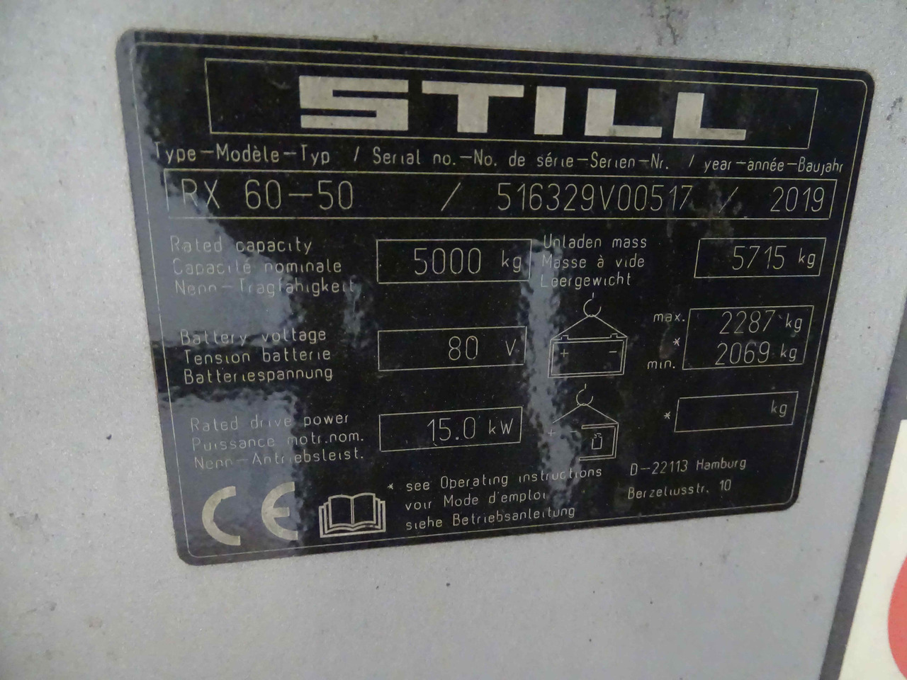 Электропогрузчик Still RX60-50: фото 6 Электропогрузчик Still RX60-50: фото 6