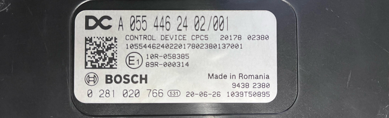 BOSCH CPC5 ECU A0554462402 - Блок управления: фото 4 BOSCH CPC5 ECU A0554462402 - Блок управления: фото 4