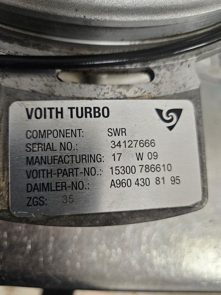 Mercedes Actros MP4 A9604308195 \15300 786610 Voith brake Retarder - Детали тормозной системы для Кранов: фото 2 Mercedes Actros MP4 A9604308195 \15300 786610 Voith brake Retarder - Детали тормозной системы для Кранов: фото 2