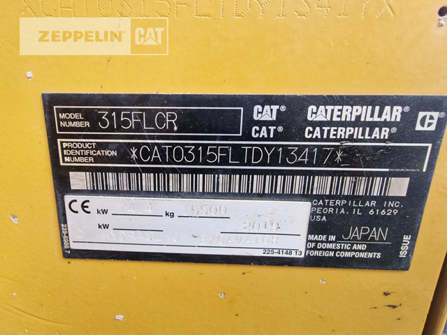 Cat 315FL - Гусеничный экскаватор: фото 2 Cat 315FL - Гусеничный экскаватор: фото 2