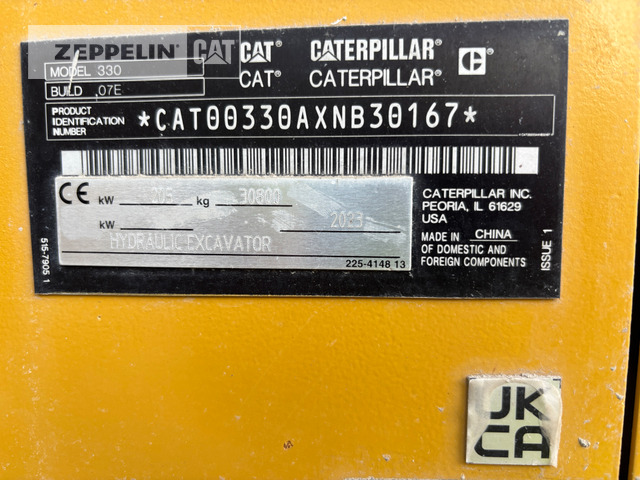 Cat 330-07 - Гусеничный экскаватор: фото 2 Cat 330-07 - Гусеничный экскаватор: фото 2