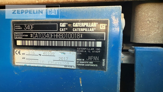 Cat 340F - Гусеничный экскаватор: фото 5 Cat 340F - Гусеничный экскаватор: фото 5