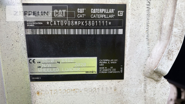 Cat 908M - Колёсный погрузчик: фото 2 Cat 908M - Колёсный погрузчик: фото 2