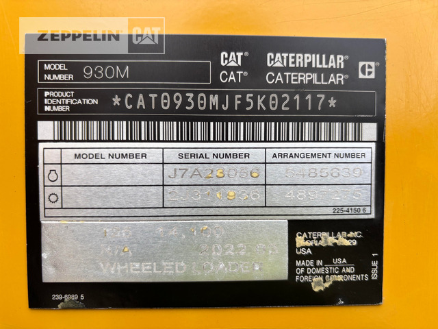 Cat 930M - Колёсный погрузчик: фото 2 Cat 930M - Колёсный погрузчик: фото 2