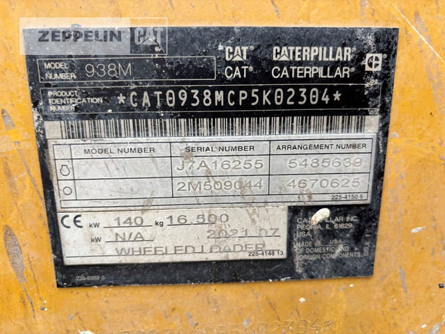 Cat 938M - Колёсный погрузчик: фото 2 Cat 938M - Колёсный погрузчик: фото 2