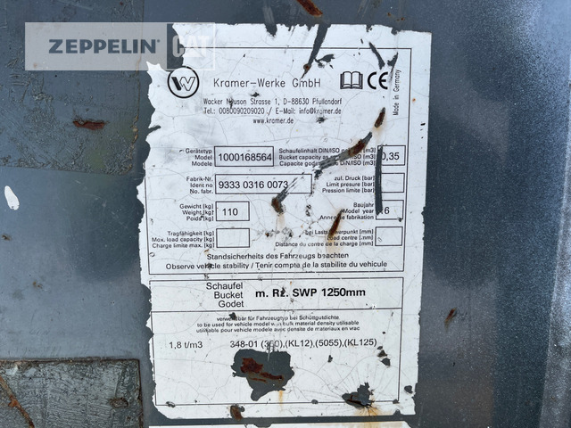 Колёсный погрузчик Kramer 5035: фото 15